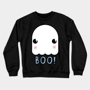 Cute Kawaii Halloween Ghost Boo Crewneck Sweatshirt